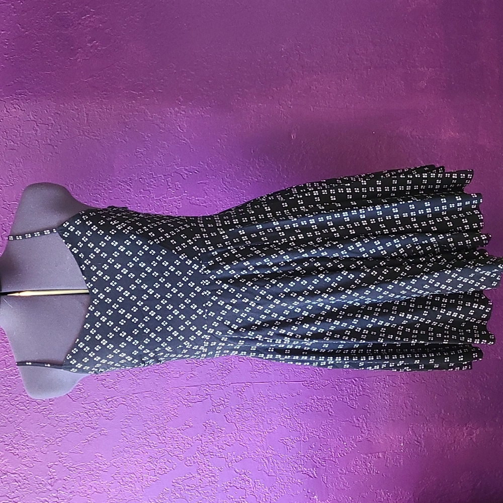 Old Navy Black and White Skater Dress